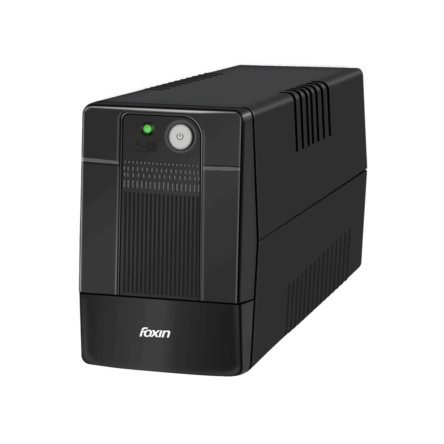Foxin UPS 600VA/360W Uninterrupted Power Supply System for Desktop, Home Office, Computers | AVR, Auto Restart & Generator Compatibility | Ideal Power Backup &